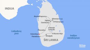 Pažintinė kelionė Šri Lanka