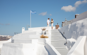 oficialios vestuvės Graikijoje Santorinos saloje. Vestuviniai paketai ir kainos
